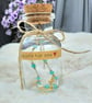 Coastal Whale Tail Anklet in a Gift Bottle 