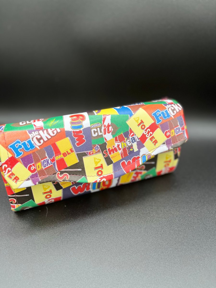 Rude chocolate bar purse