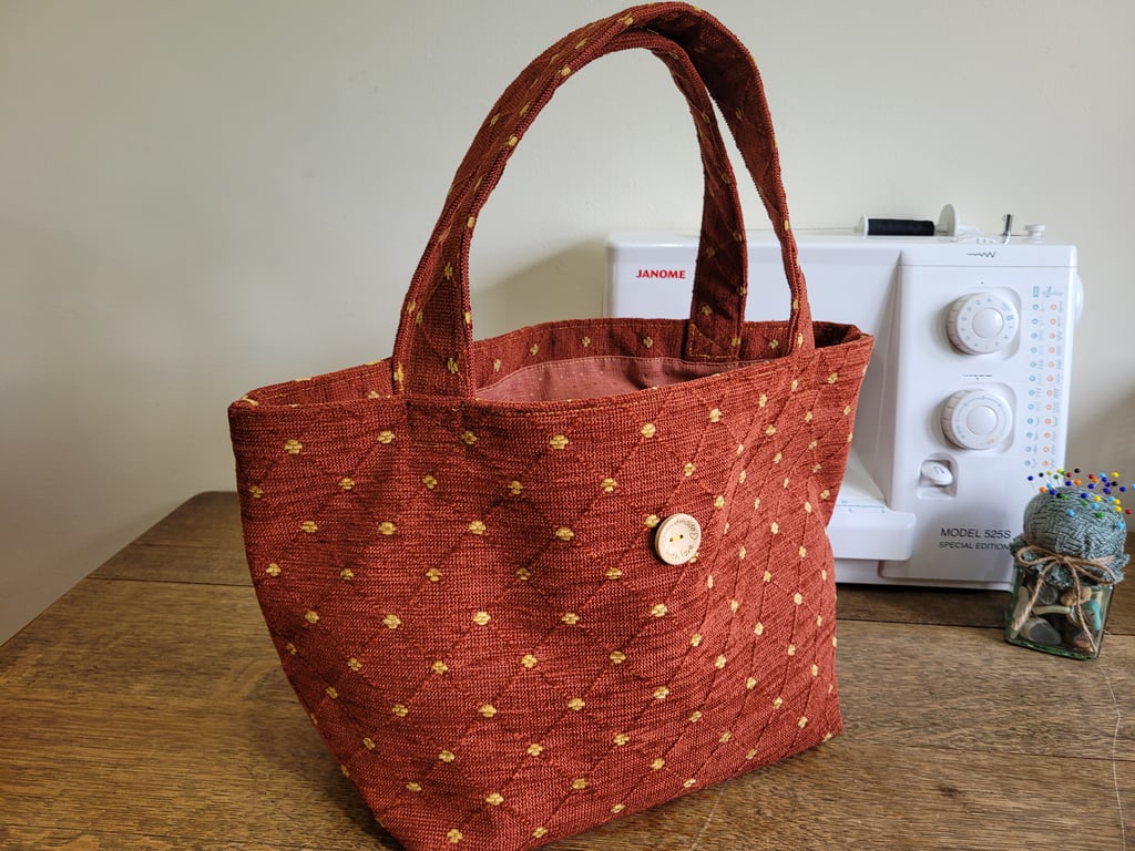 Upholstery Fabric Tote Bag 
