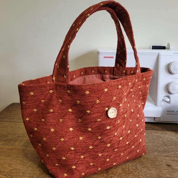 Upholstery Fabric Tote Bag 