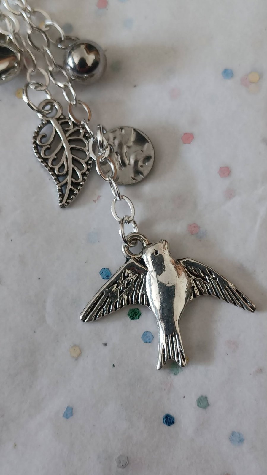 Handmade Bird Bag Charm