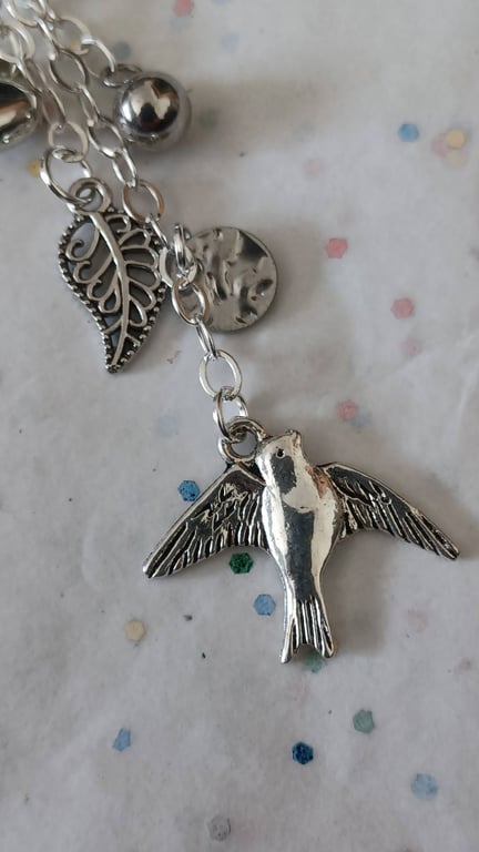 Handmade Bird Bag Charm