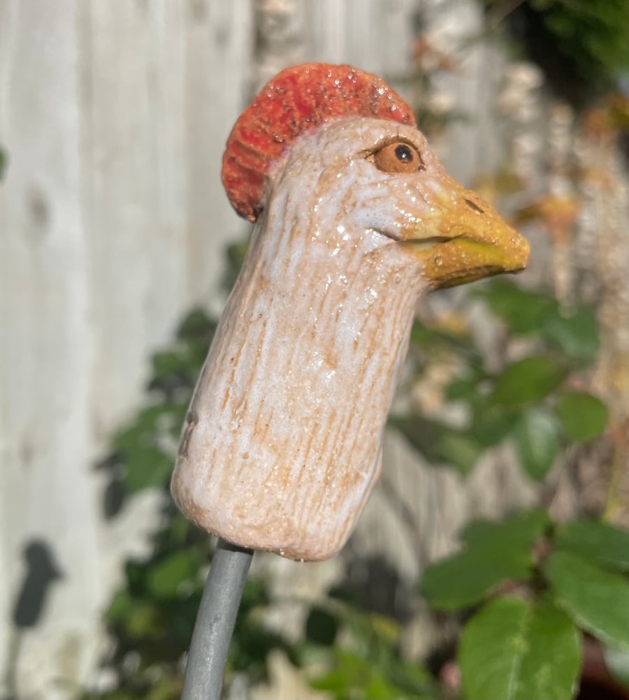 Chicken cane topper 