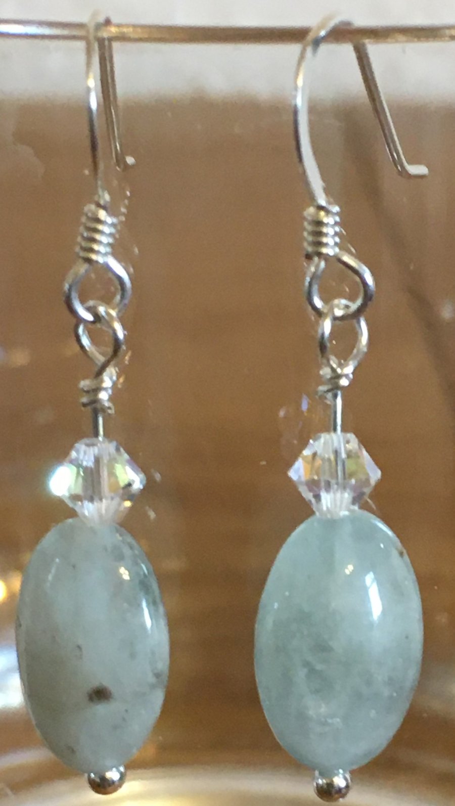 Aquamarine Drop Earrings 