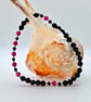Genuine Ruby, Spinel & Onyx Bracelet, 40th Wedding Anniversary, July Birthstone - Image 6