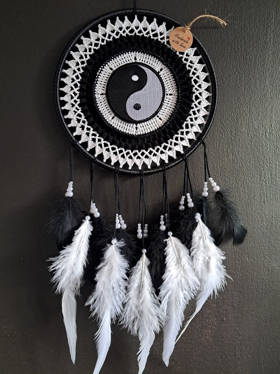 Yin and Yang Dream Catcher