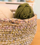 Summer seconds - Crochet project bag in greens and yellows yarns - Image 3