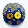 Clip Art Inspired Cat Design Handmade Felt Brooch