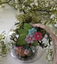 Magic Witches Hat and Broom (Turquoise) OOAK Handmade - Image 4