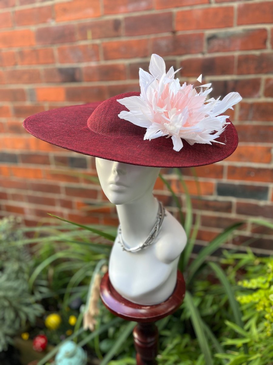 Beautiful Handmade hat, Hat for the Races, Hats for Ascot, Special Occasion Hats