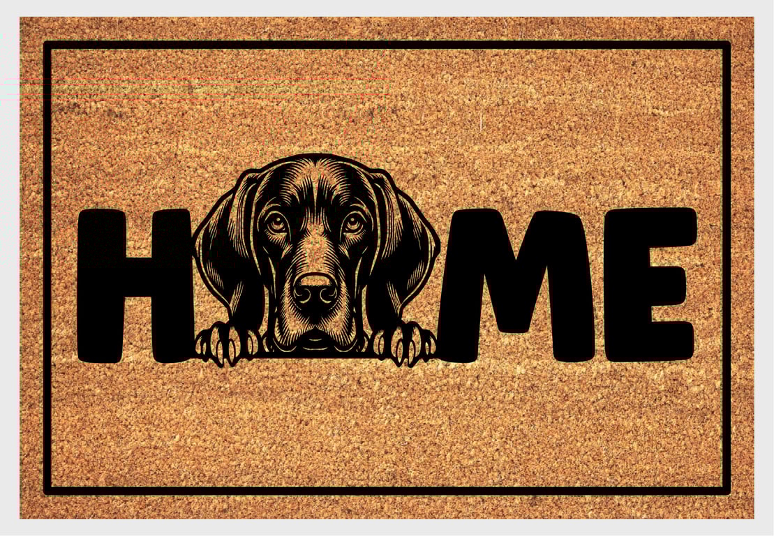 German Shorthaired Pointer Home Door Mat No.1 - GSP Welcome Mat - 3 Sizes