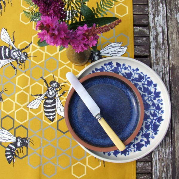 Bee Tea Towel - Cotton Animal Tea Towel