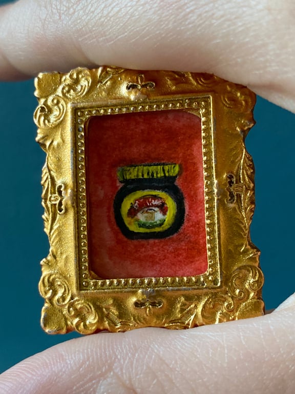 Miniature Marmite Painting 
