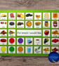 Personalised PECS Board Custom Grid, Colours & Any Icons (Faux Leather PVC Mat) - Image 6