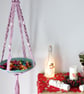 Macrame plant pot holder, plant hanger, floating shelf - Image 2