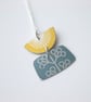 Yellow flower pendant - Image 3
