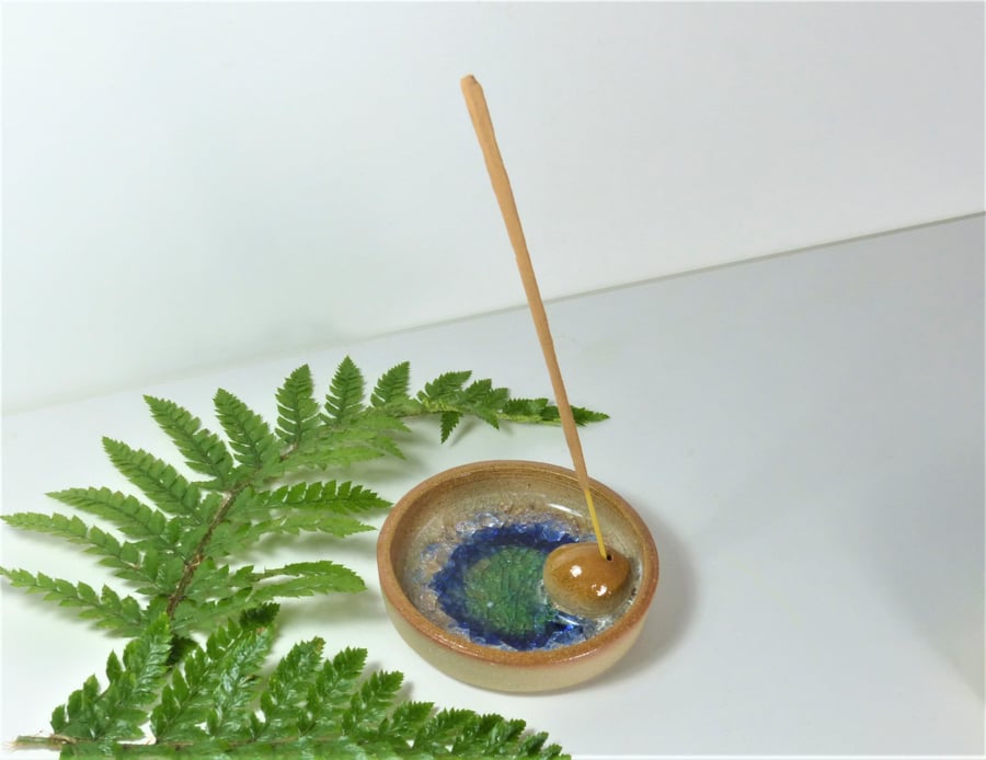Ceramic Handthrown Incense Burner Holder