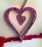 Love you forever hand painted heart - Image 1