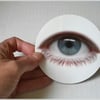 Big eye sticker, 9.5 cm diameter