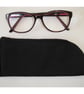 Black Glasses Sleeve Case - Image 1
