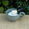 Shaving bowl shave set ceramics pottery ceramic in porcelain men