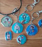 Cute Whimsical Pendant or Keychain, Handbag Charm - Image 3