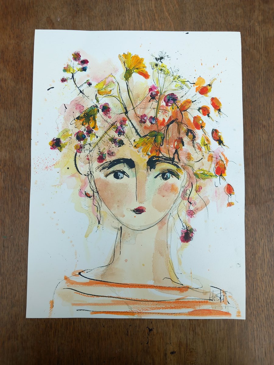 'Autumn Pearl'  original fine ink drawings 