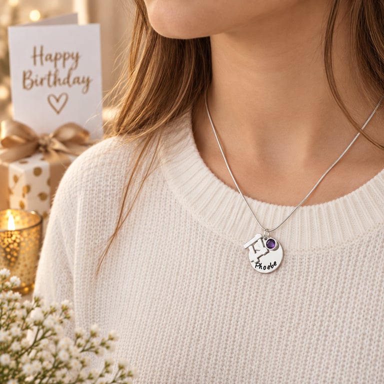 14th Birthday Gift - Personalised Necklace - Daughter Sister Granddaughter Niece