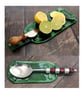 Handmade Fused Glass Recycled Wine or Beer Bottle Plate - Slumped Bottle - Image 1