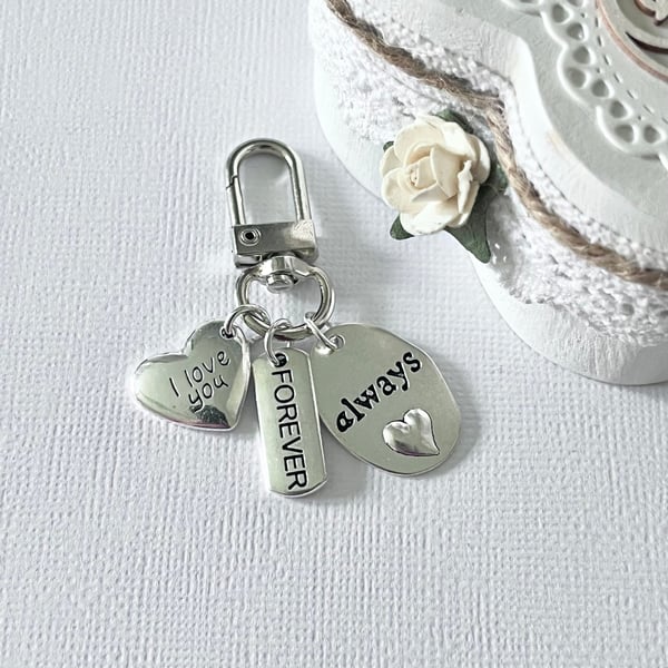 I Love You Forever Always’  Keyring