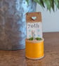 Vintage Bobbin and Handmade Tiny Oak 70th Birthday Gift
