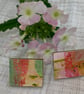 Sherbet, Stainless steel post earrings  - Image 1