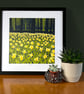 'Wild Daffodils' original screen print - Image 1