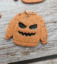Pumpkin Christmas Jumper Tree Decorations  - Image 2