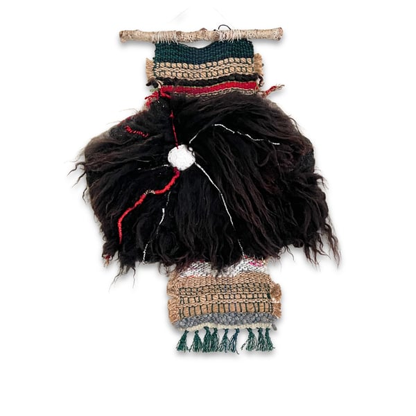Art felt natural wool sensory wall hanging 