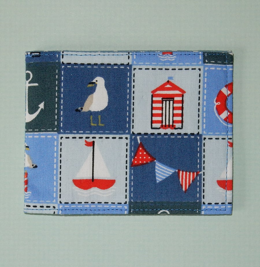 Travel card wallet Nautical