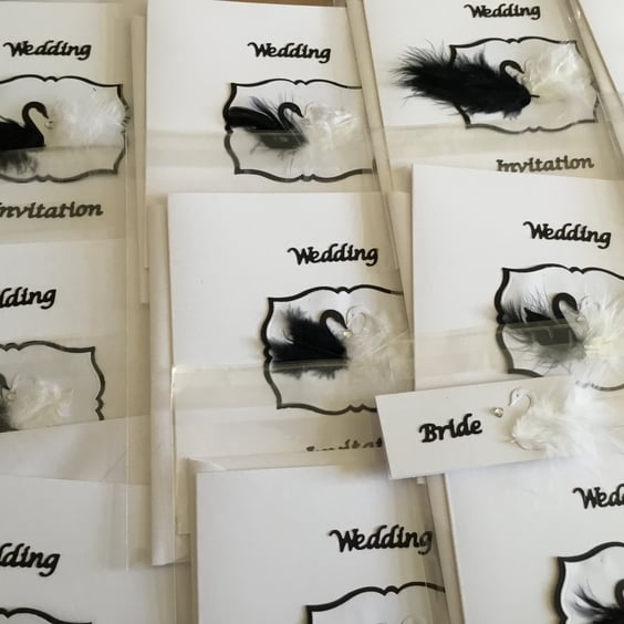 Wedding invitations. Weddings. Handmade wedding stationery.