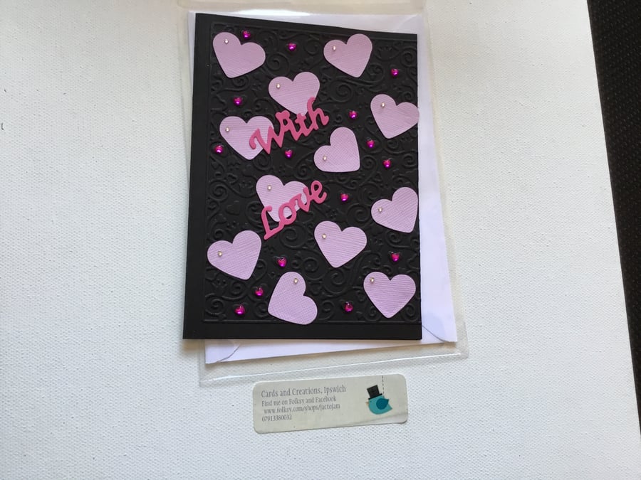 With love card. Any occasion card. Ref 333