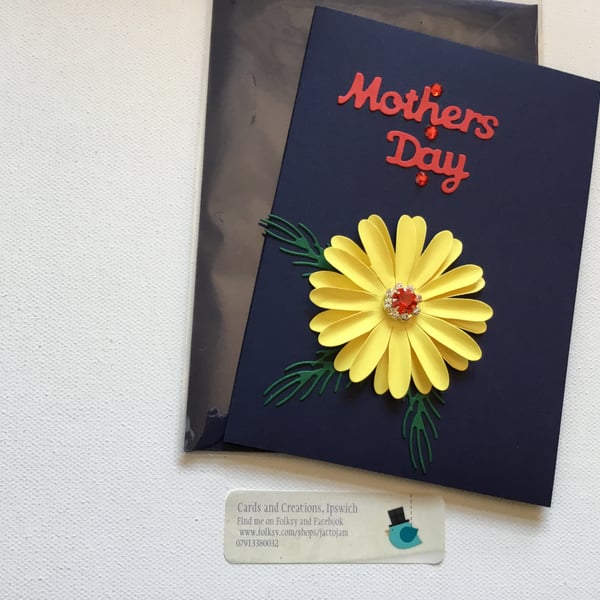 Handmade Mother’s Day card. Mother’s day. Card for Mum. CC578