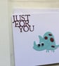  Birthday card. Dinosaur Birthday card. Dinosaur card. 204.  - Image 2