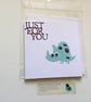  Birthday card. Dinosaur Birthday card. Dinosaur card. 204.  - Image 3