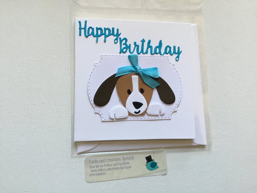 Birthday card. Birthday card. Dog Birthday card. CC376. 