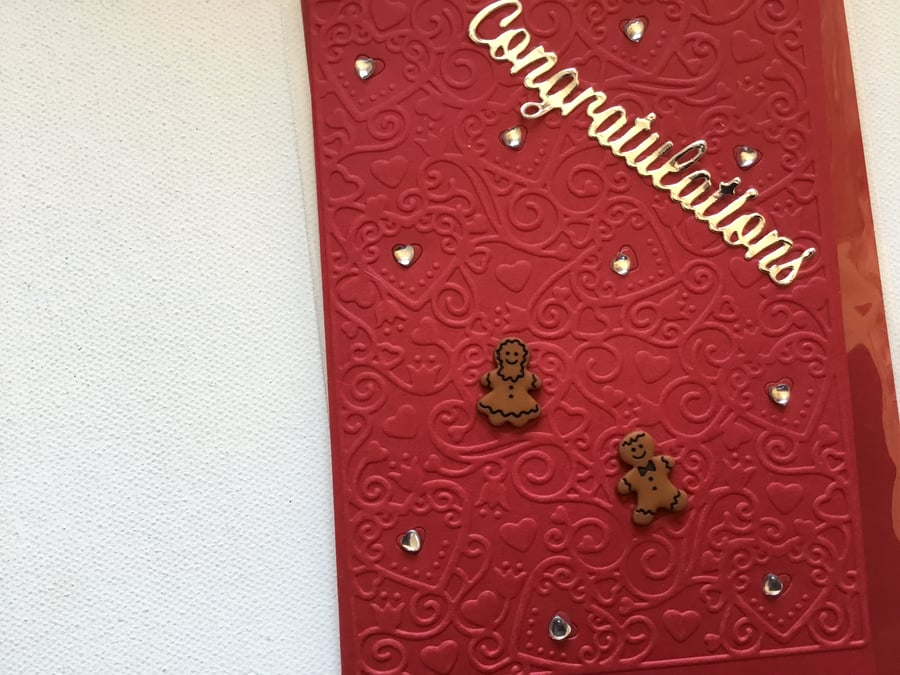 Wedding card. Engagement card.  Valentine card Ref 346