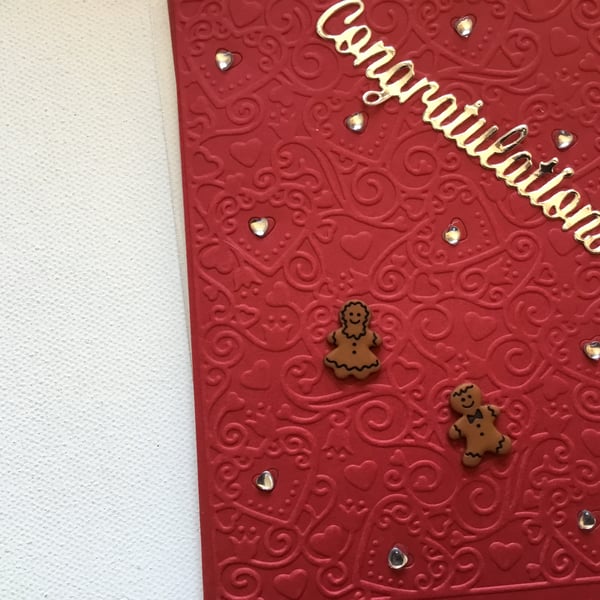 Wedding card. Engagement card.  Valentine card Ref 346