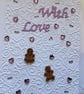  Wedding card. Gingerbread card.. Engagement card.  Ref 315  - Image 1