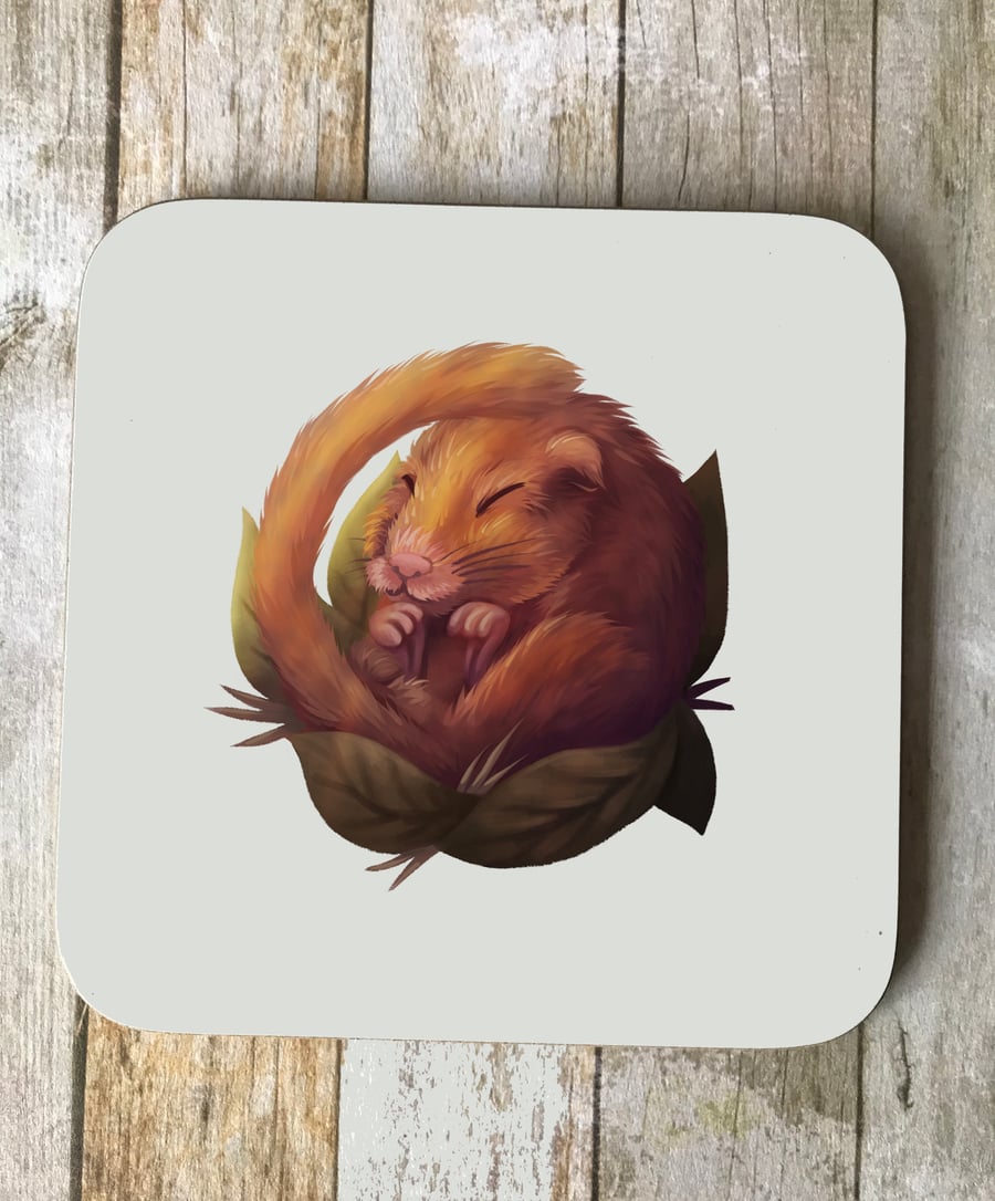 Dormouse Coaster