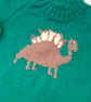 Stegosaurus Motif Jumper for Babies and Children to 7, Birthday Gift, Jumper - Image 5