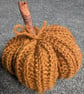 Crochet Pumpkin- Light Brown - Image 1