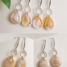 Vanilla glaze earrings 