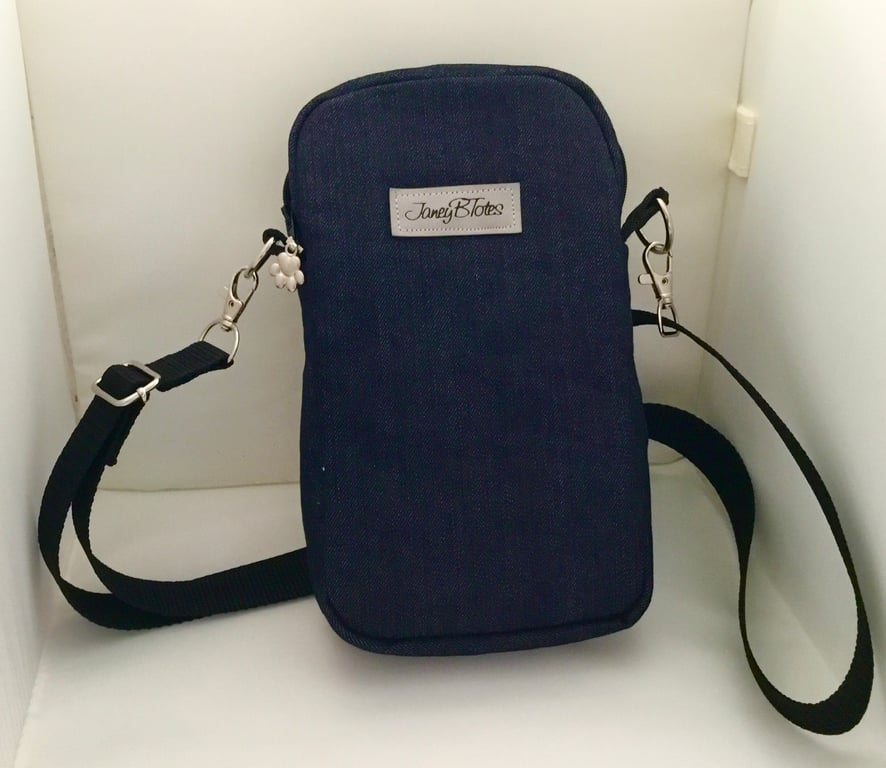 Small denim bag.